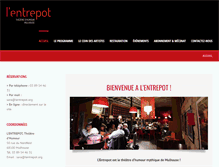 Tablet Screenshot of lentrepot.org